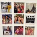 Set of 9 custom photo magnets